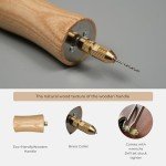 Electric Resin Jewelry Drill Set with Wooden Body