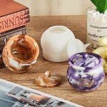 Silicone Jar Molds with Lids for Resin Art