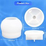 Silicone Resin Jar Mold with Lid for Crafts