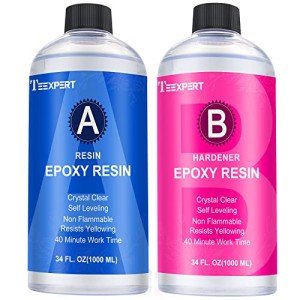 Teexpert 68oz Crystal Clear Epoxy Resin Kit