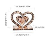 Heart-Shaped Resin Photo Frame Molds Set