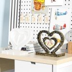 Heart-Shaped Resin Photo Frame Molds Set
