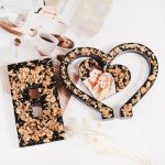 Heart-Shaped Resin Photo Frame Molds Set