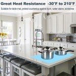 Extra Large Nonstick Silicone Craft Mat, Blue