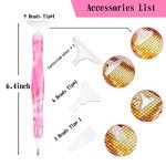 Handmade Resin Diamond Painting Pen - Pink