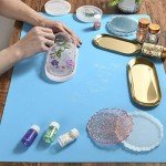 Extra Large Nonstick Silicone Craft Mat, Blue