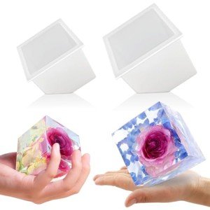 Large Silicone Cube Resin Molds for DIY Art