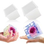 Large Silicone Cube Resin Molds for DIY Art