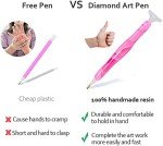 Handmade Resin Diamond Painting Pen - Pink
