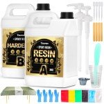 Teexpert 76OZ Clear Epoxy Resin Art Kit