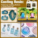 Teexpert 76OZ Clear Epoxy Resin Art Kit