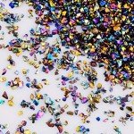 Metallic Crushed Glass Chips for Resin Art