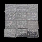 12Pcs Mini Resin Casting Molds for Nail Art