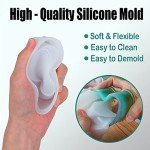 43-Piece Silicone Resin Molds Set for Crafts