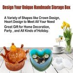 43-Piece Silicone Resin Molds Set for Crafts