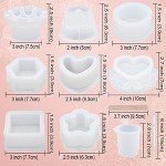 43-Piece Silicone Resin Molds Set for Crafts