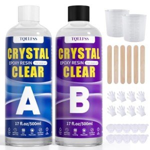 Crystal Clear Epoxy Resin Kit - 34 OZ