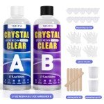 Crystal Clear Epoxy Resin Kit - 34 OZ