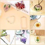 80 Pcs Open Bezels for Resin Crafting