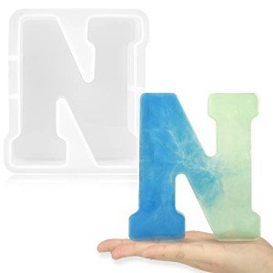 Large Resin Letter Molds - 7 Inch, A to Z