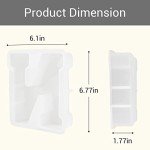 Large Resin Letter Molds - 7 Inch, A to Z