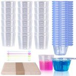 Resin Art Mixing Cups & Sticks Kit - 200 Pcs
