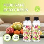 YIEHO Crystal Clear Epoxy Resin for Crafts 16oz