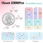 Jelly Resin Rhinestones with Jewelry Glue for Crafts