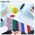 Jelly Resin Rhinestones with Jewelry Glue for Crafts