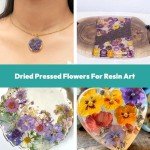 58PCS Dried Pressed Flowers for Resin Art