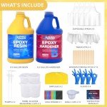 Crystal Clear 1 Gallon Epoxy Resin Kit