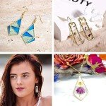 32pcs Open Back Bezel Pendants for Resin Art