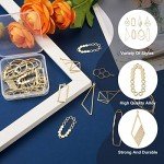 32pcs Open Back Bezel Pendants for Resin Art