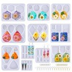 Resin Jewelry Making Kit with 171 Earring Molds