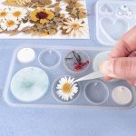 128-Piece Resin Jewelry Molds and Keychain Kit