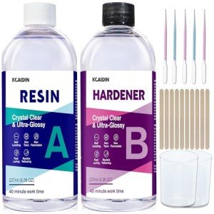 Kcaidin 16 OZ Epoxy Resin Kit for DIY Art