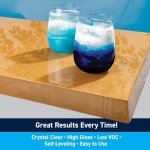 Crystal Clear Epoxy Resin Kit for Art & Coating