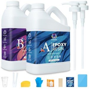 1 Gallon Epoxy Resin Kit - Clear & Food Safe