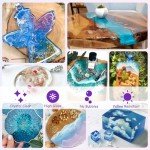 Clear Epoxy Resin Kit with 15 Pigments & Micas