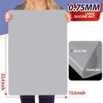 LEOBRO Large Silicone Craft Mat for Resin Art