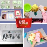 LEOBRO Large Silicone Craft Mat for Resin Art