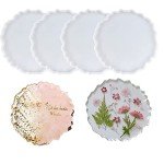 Geode Silicone Resin Coaster Molds - 4 Pcs