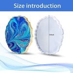 Geode Silicone Resin Coaster Molds - 4 Pcs