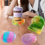 Silicone Coaster Molds Set for Resin Art