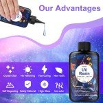 UV Resin Jewelry Kit with Molds and Light