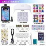 UV Resin Art Starter Kit with Improved Lamp