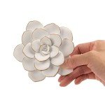 3D Resin Wall Art with Succulents - Home Decor