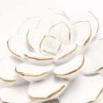 3D Resin Wall Art with Succulents - Home Decor