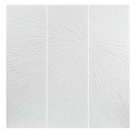 Sunburst Modern Resin Wall Art - 3 Pieces