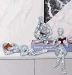 Reading Women Figurines - Modern Abstract Resin Decor